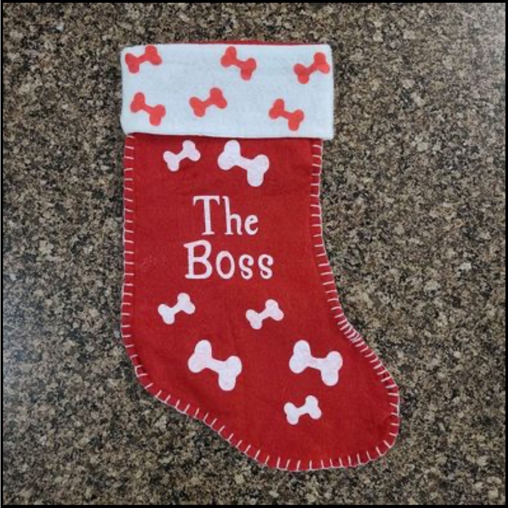 The boss dog stocking